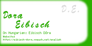 dora eibisch business card